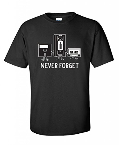 Never Forget Funny Retro Guys Gift Idea Music Mens Novelty Funny T Shirt