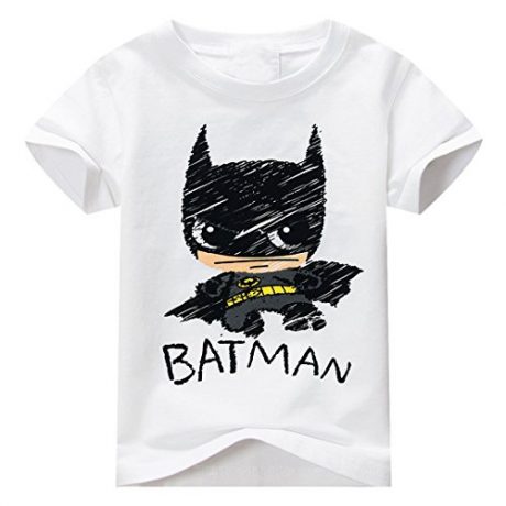 T-shirt Batman Graphic Tees Cute Sun Baby Kids Infant Toddler T-shirt Soft Cotton Superhero Fashion Collection